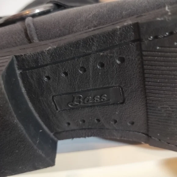 Bass Black Women's Over-the-Knee Harness Boots - Picture 4 of 7